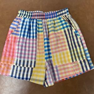 Ilana Kohn shorts picnic plaid size xs